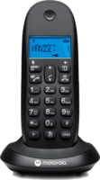 Motorola C1001CB+ DECT Wireless Asztali telefon - Fekete