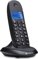 Motorola C1001CB+ DECT Wireless Asztali telefon - Fekete