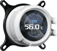 Asus ROG Strix LC III 360 ARGB LCD All In One Univerzális CPU Vízhűtés - Fehér