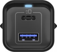 Icy Box IB-PS1020-PD USB-A / USB-C Hálózati Töltő Adapter 20W - Fekete