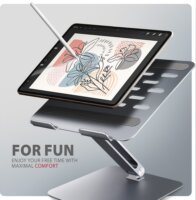 Axagon STND-LQ Állítható / Dönthető 10"-16" Laptop Asztali Állvány - Ezüst