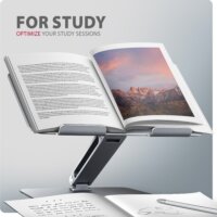 Axagon STND-LQ Állítható / Dönthető 10"-16" Laptop Asztali Állvány - Ezüst