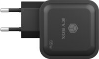 Icy Box IB-PS1030-PD USB-A / 2x USB-C Hálózati Gyorstöltő Adapter 65W - Fekete