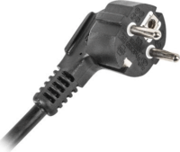 Lanberg PDU-06F-0200-BK 1U 19" 6-os túlfeszültség védő elosztó 2m - Fekete