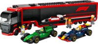 LEGO® City: 60445 - Forma1 kamion Red Bull RB20 és Aston Martin AMR24 F1 autókkal