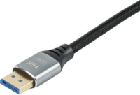 Equip 119283 Prémium DisplayPort 2.1 - DisplayPort 2.1 16K 60Hz kábel 3m - Fekete