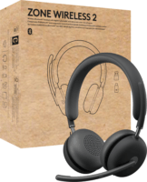Logitech Zone Wireless 2 MS Teams Call Center Sztereo Headset - Fekete