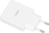 iBOX C-43 USB-A / USB-C Lapos Hálózati Gyorstöltő Adapter 30W - Fehér