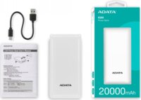 Adata C20 Powerbank USB-A + Type-C / 20000mAh 15W - Fehér