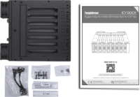 Icy Dock MB873MP-B V2 ToughArmor 8x M.2 SSD beépítő keret 5.25"