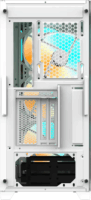 Gigabyte C301 Glass V2 Midi Torony Számítógépház + 4db 120mm ventilátor - Fehér