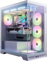 XPG Invader X BTF Midi Torony Számítógépház + 5db 120mm ventilátor - Fehér