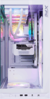XPG Invader X BTF Midi Torony Számítógépház + 5db 120mm ventilátor - Fehér