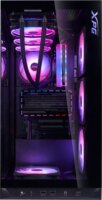XPG Invader X BTF Midi Torony Számítógépház + 5db 120mm ventilátor - Fekete