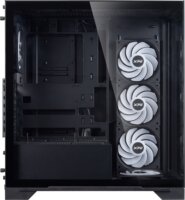 XPG Invader X BTF Midi Torony Számítógépház + 5db 120mm ventilátor - Fekete