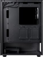 XPG Invader X Mini Midi Torony Számítógépház + 5db 120mm ventilátor - Fekete