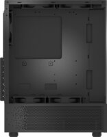 XPG Invader X Mini Midi Torony Számítógépház + 5db 120mm ventilátor - Fekete