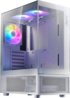 XPG Invader X Mini Midi Torony Számítógépház + 5db 120mm ventilátor - Fehér