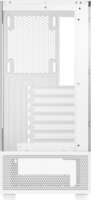 XPG Invader X Mini Midi Torony Számítógépház + 5db 120mm ventilátor - Fehér