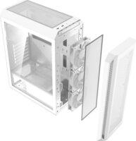 XPG Invader Air Plus Midi Torony Számítógépház + 5db 120mm ventilátor - Fehér