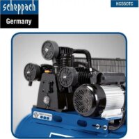 Scheppach HC 550 TC 100L Robbanómotoros Ékszíjas Műhely Kompresszor 2200W