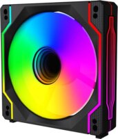 Ventaris VGCF120-2F Tempest RGB PWM Számítógép Hűtő Ventilátor 2db - Fekete