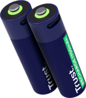 Trust 25584 Újratölthető LiPo Ceruzaelem AA USB-C 1700mAh (2db/csomag)
