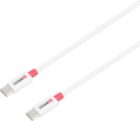 Skross USBC-TO-LIGHT-200 USB Type-C apa - USB Type-C apa Adat és töltőkábel - Fehér (1.2m)