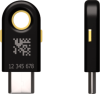 Yubico YubiKey 5C USB-C Biztonsági hardver kulcs - Fekete