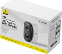 Baseus N1 Plus WiFi 360° forgatható Okos Kamera - Fehér