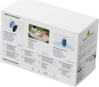 Baseus N1 Plus WiFi 360° forgatható Okos Kamera - Fehér