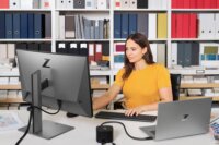 HP 25" 1A9C9AA Z25xs G3 16:9 QHD IPS Monitor - Fekete