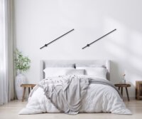 Activejet AJE-HILTON NW beltéri LED Fali lámpa - Fekete