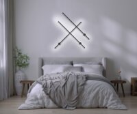 Activejet AJE-HILTON NW beltéri LED Fali lámpa - Fekete