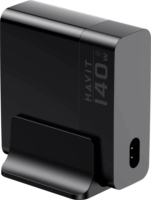 Havit UCLE004 EU Utazó Hálózati Gyorstöltő Adapter 140W - Fekete