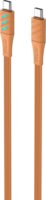 Havit CB6254 USB-C apa - USB-C apa Adat és töltőkábel 1m - Narancssárga