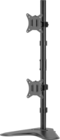 Equip 650128 17"-32" TV / Monitor asztali tartó állvány - Fekete (2 kijelző)