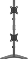 Equip 650128 17"-32" TV / Monitor asztali tartó állvány - Fekete (2 kijelző)