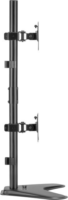 Equip 650128 17"-32" TV / Monitor asztali tartó állvány - Fekete (2 kijelző)