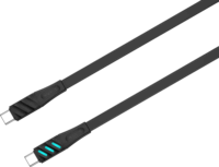 Havit CB6255 USB-C apa - USB-A apa Adat és töltőkábel 1m - Fekete