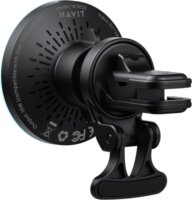 Havit W3032 Univerzális Mobiltelefon autós tartó/töltő - Fekete