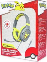 OTL Pokémon Pikachu PRO G1 Gaming Gyermek Fejhallgató Headset - Szürke/Sárga