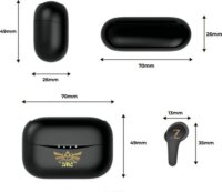 OTL Legend of Zelda TWS In-Ear Bluetooth Fülhallgató Headset - Fekete