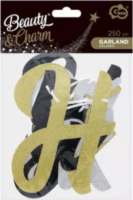 Godan Happy New Year feliratos papírgirland 250 cm