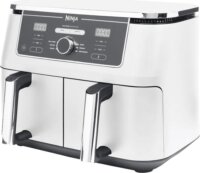 Ninja AF400EUWH AirFryer Dual Forrólevegős sütő 9,5L 2460 Watt - Fehér
