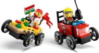 LEGO® City: 60458 - Pizzásautó vs. tűzoltóautó versenyautós csomag