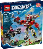 LEGO® DREAMZzz: 71497 - Cooper tigrisrobotja és Zero hot rod autója