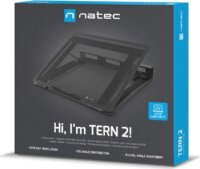 Natec NPL-2271 Állítható / Dönthető 17.3" Laptop Asztali Állvány - Fekete