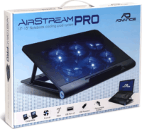 Advance Airstream VE-NB8 18" Laptop hűtőpad - Fekete
