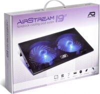 Advance Airstream VE-NB79 19" Laptop hűtőpad - Fekete